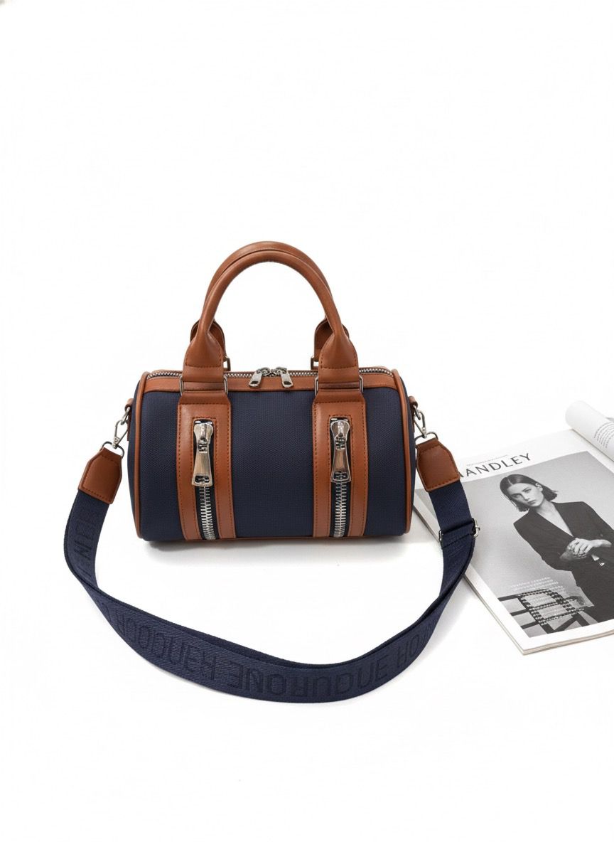 KADIN SİLİNDİR EL VE OMUZ ÇANTASI KOLON ASKILI