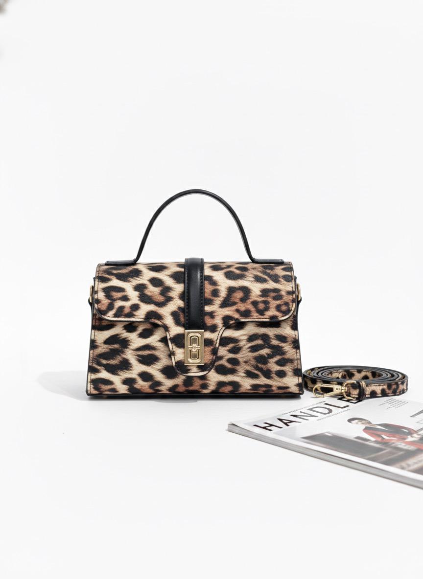 KİLİT DETAYLI ŞIK ÇAPRAZ ASKILI ÇANTA