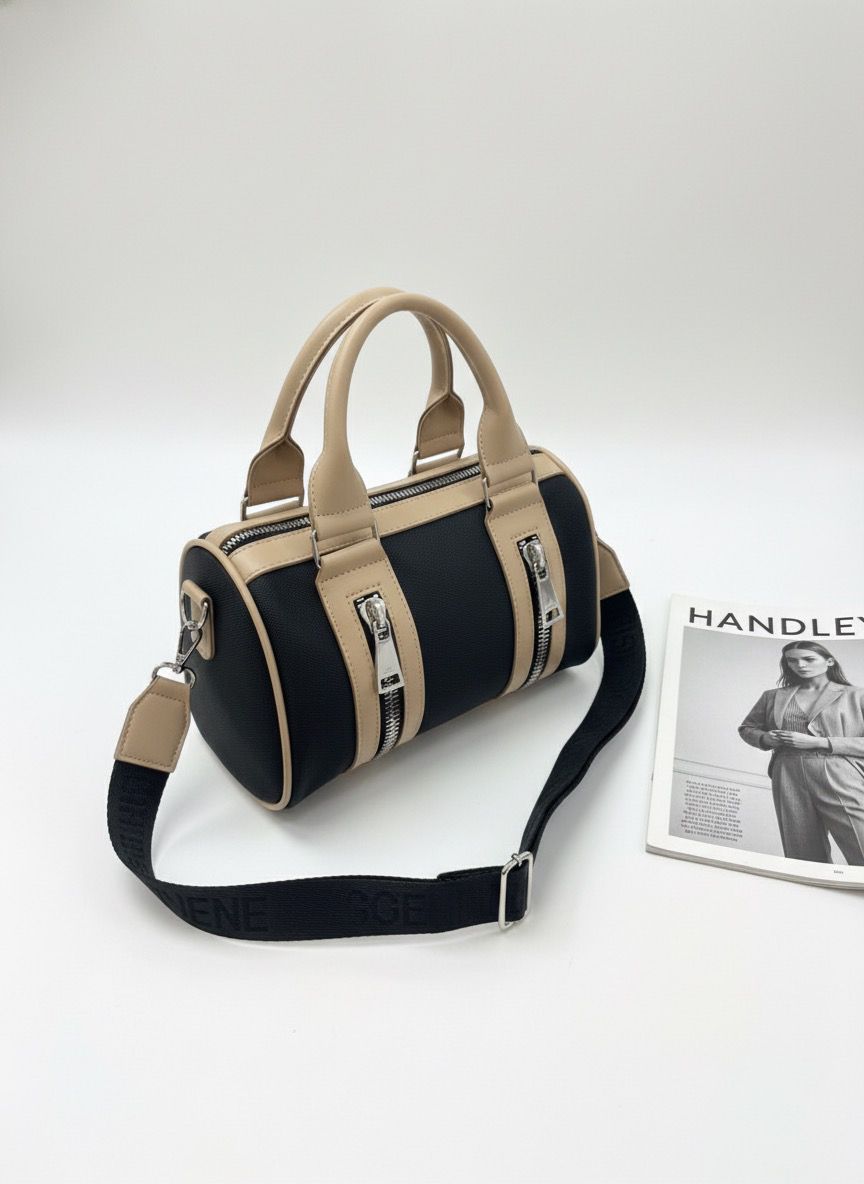 KADIN SİLİNDİR EL VE OMUZ ÇANTASI KOLON ASKILI