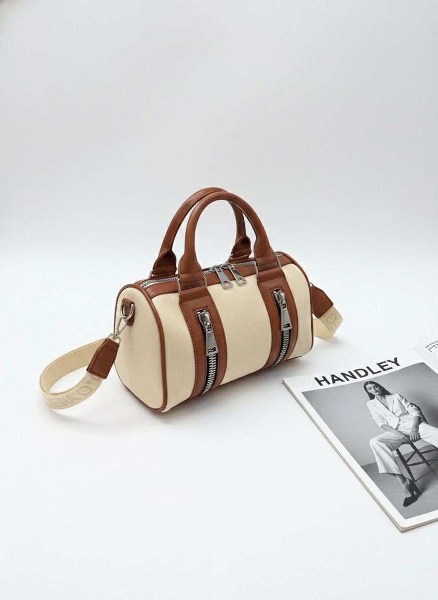 KADIN SİLİNDİR EL VE OMUZ ÇANTASI KOLON ASKILI