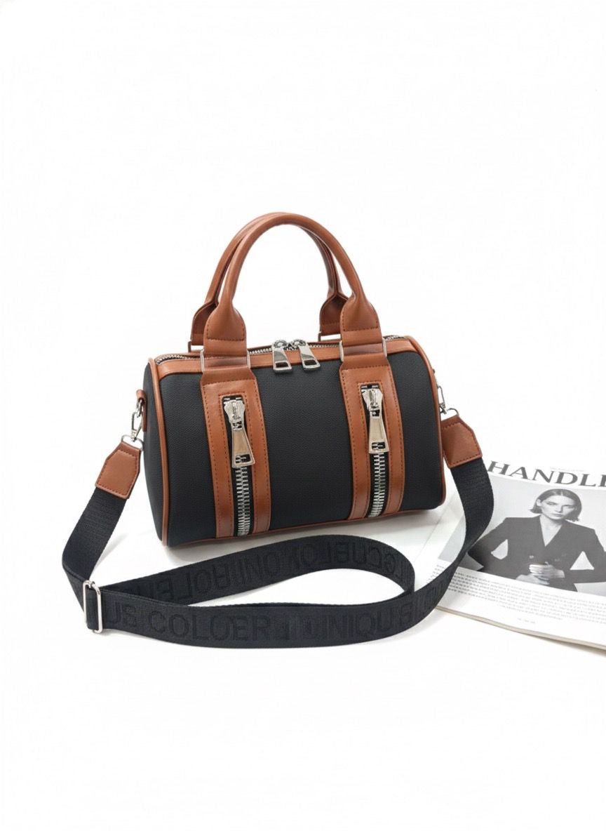 KADIN SİLİNDİR EL VE OMUZ ÇANTASI KOLON ASKILI