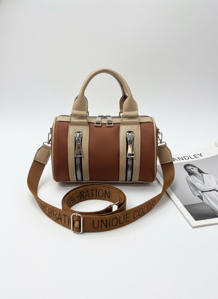 KADIN SİLİNDİR EL VE OMUZ ÇANTASI KOLON ASKILI