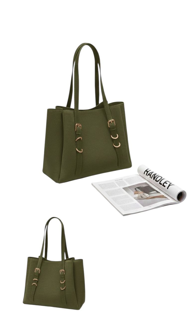 ELDEN TUTMALI ŞIK TASARIMLI SÜET ÇANTA