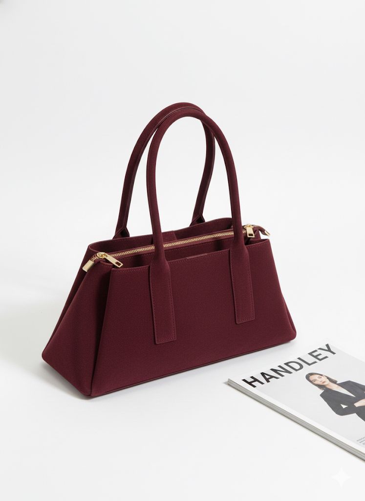 Lüks suet omuz çantası