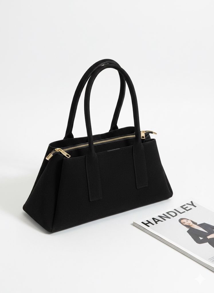 Lüks suet omuz çantası