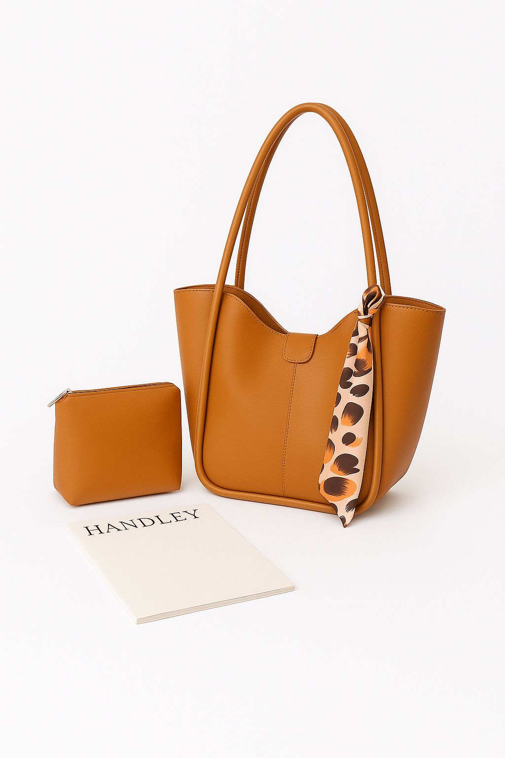 Lüks Omuz Çantası  Fular ve Makyaj Çanta hediyeli