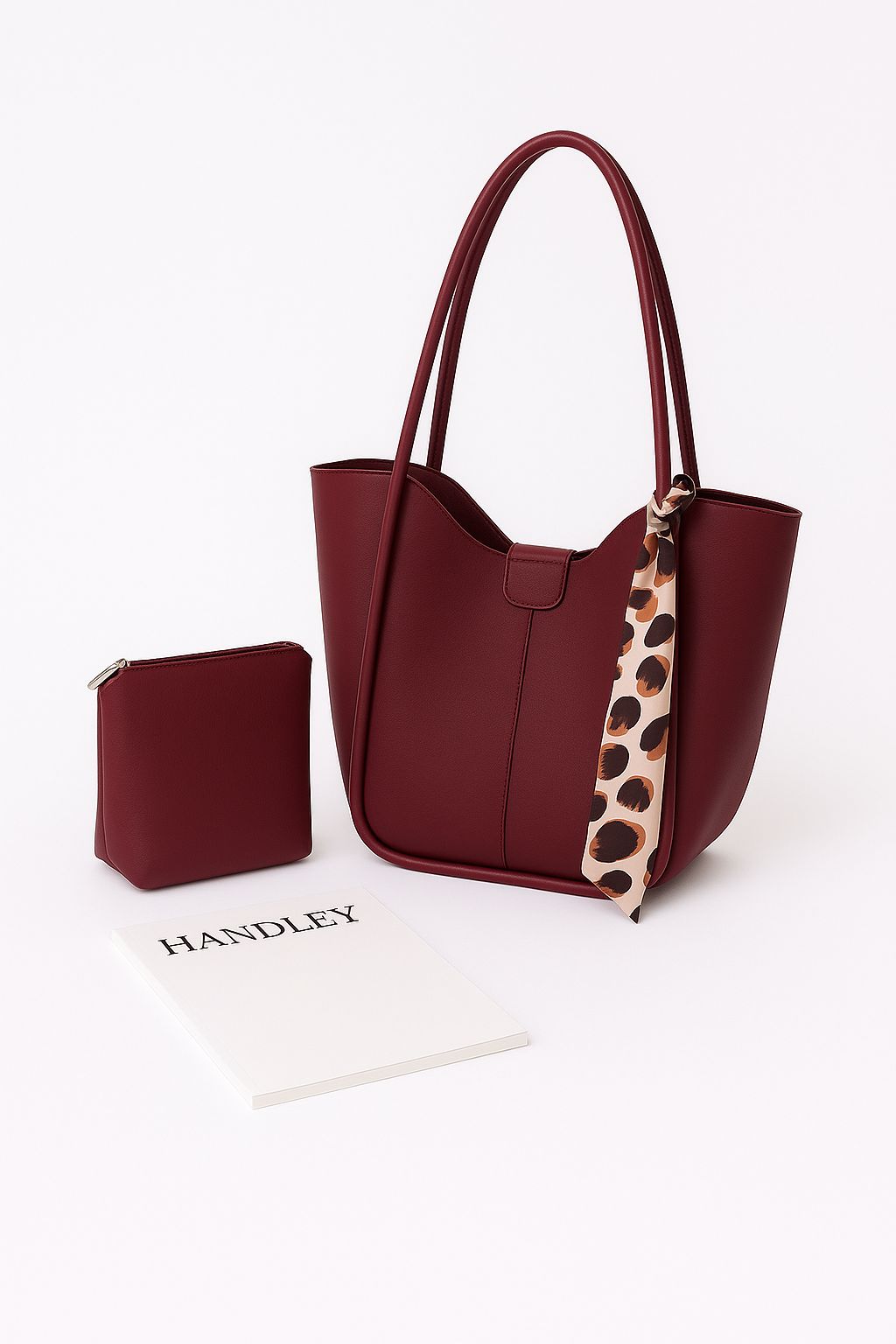 Lüks Omuz Çantası  Fular ve Makyaj Çanta hediyeli