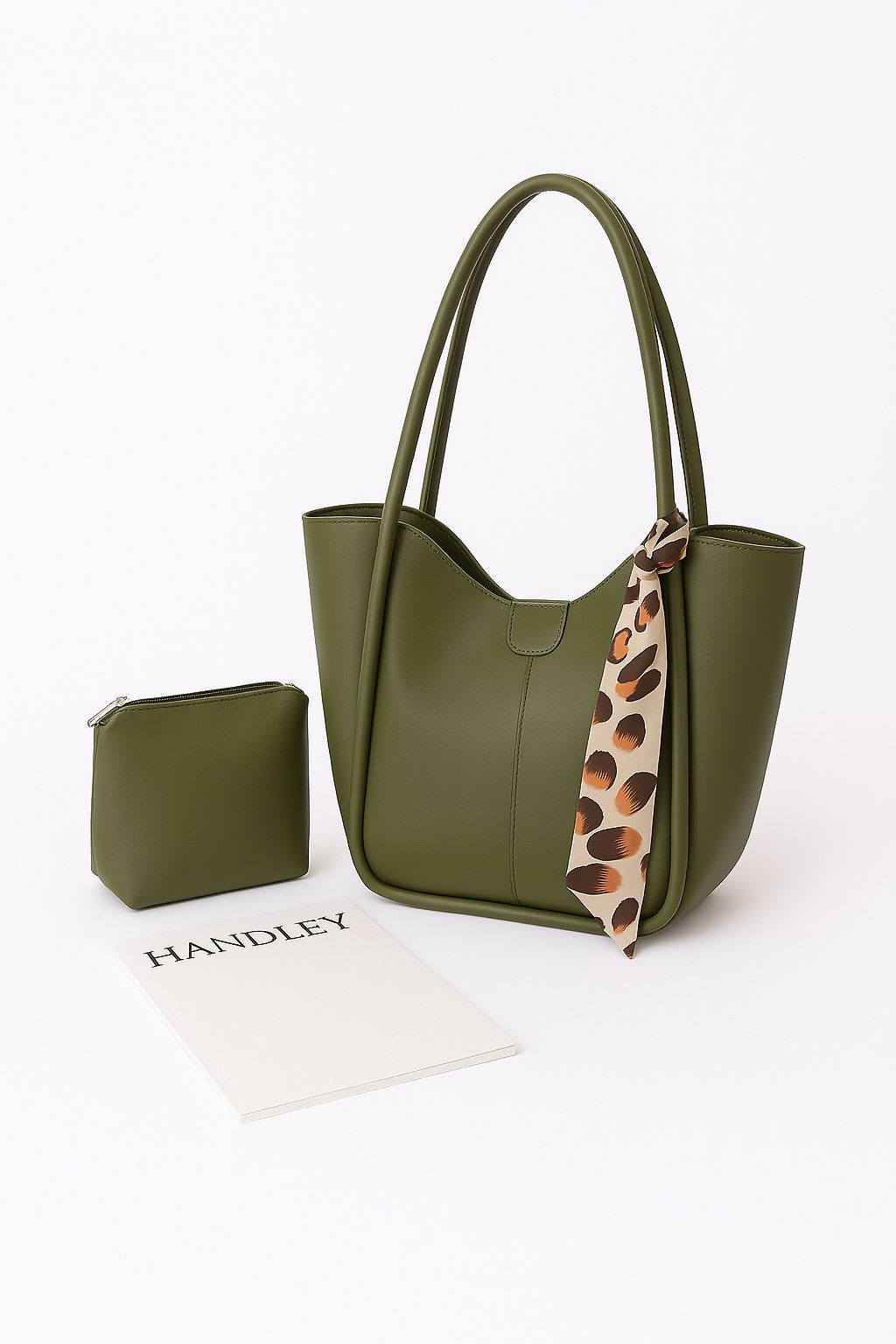 Lüks Omuz Çantası  Fular ve Makyaj Çanta hediyeli