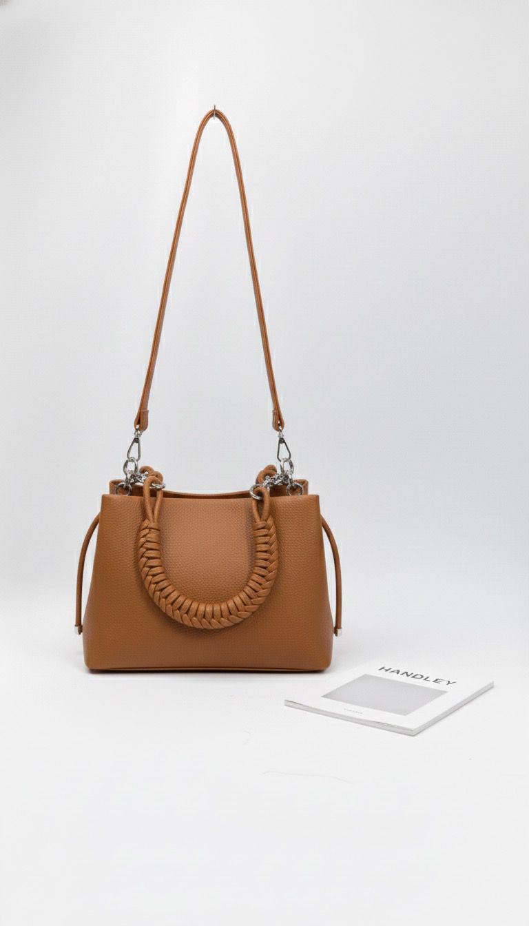 ÖRGÜ DETAYLI ŞIK KALİTELİ ÇANTA