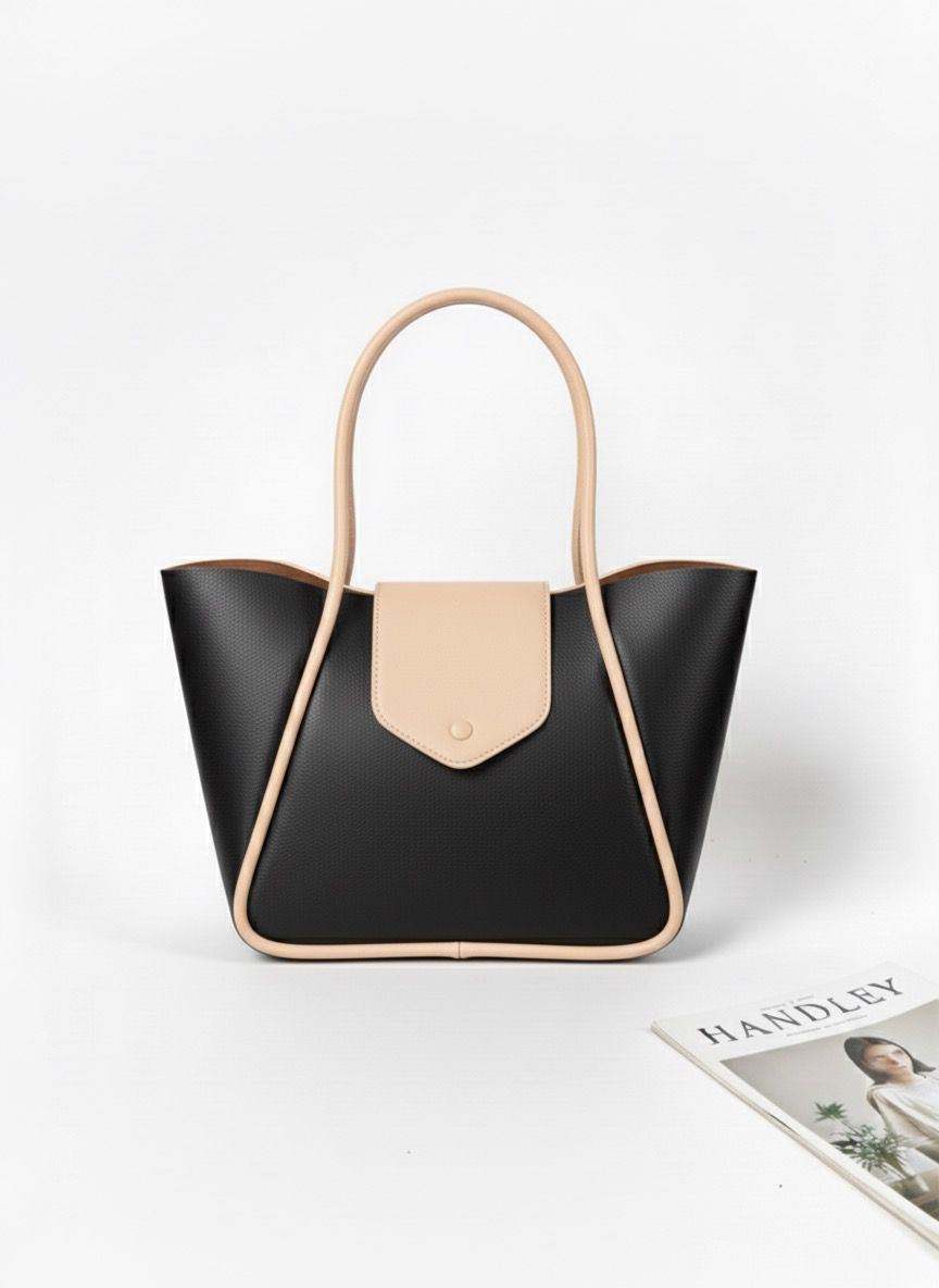 KAPAK DETAYLI ŞIK TASARIMLI ÇANTA