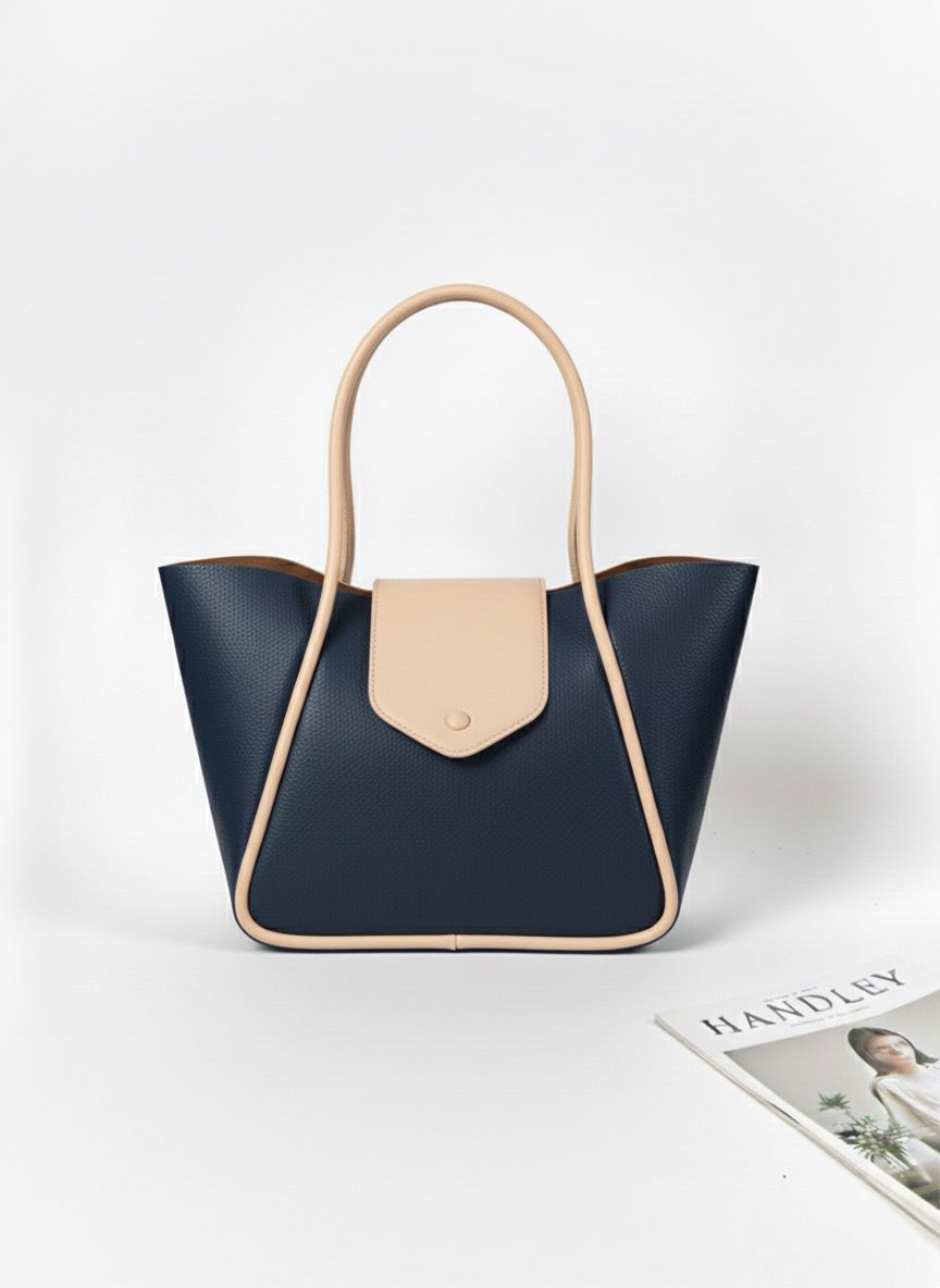 KAPAK DETAYLI ŞIK TASARIMLI ÇANTA